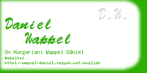 daniel wappel business card
